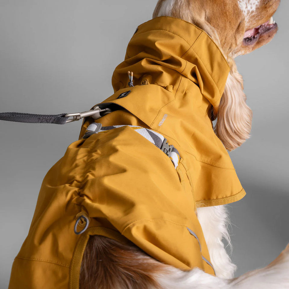 HURTTA MUDVENTURE COAT ECO - Kutya esőkabát
Könnyű, könnyen csomagolható– ez a praktikus, védelmet nyújtó kutyakabát ideális utazásokhoz, valamint szeles, esős vagy saras körülményekhez. 🌦️🐾