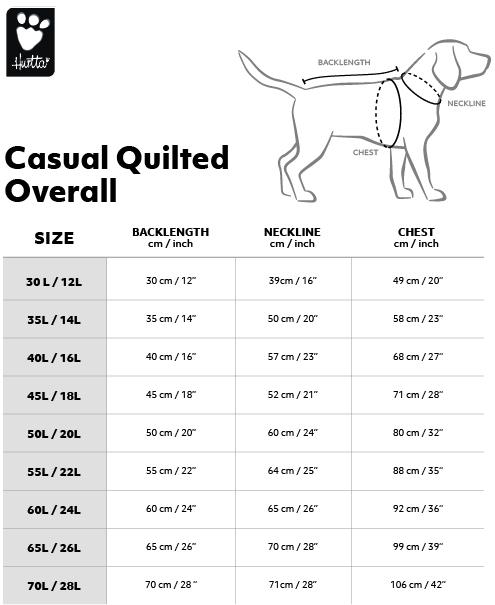 HURTTA CASUAL QUILTED OVERALL ∣ agár kutyakabát-ruházat-Urban Fauna